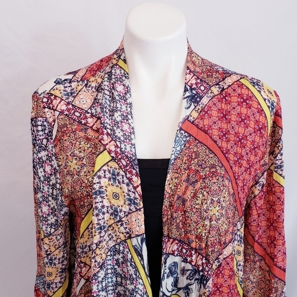 Jessica Simpson Open Front Lightweight Cardigan Top - Picture 3 of 9